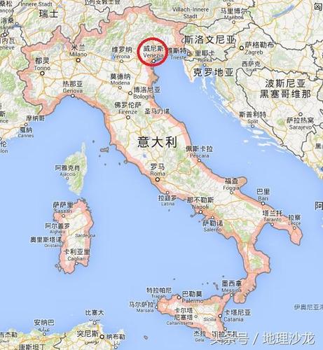 威尼斯地图在线（威尼斯地形图）