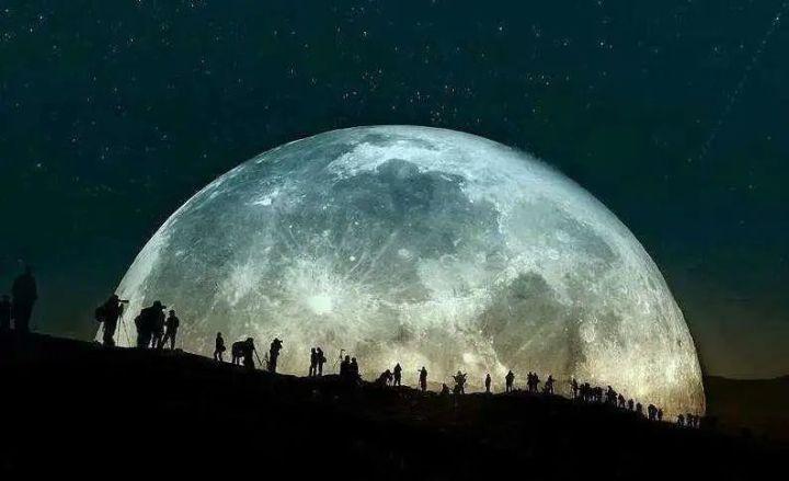 超级月亮威尼斯（2021427超级月亮）