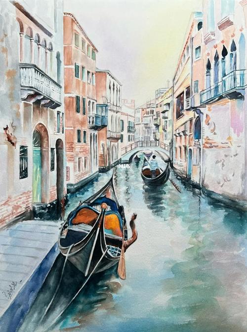 威尼斯彩绘岛（威尼斯手绘）